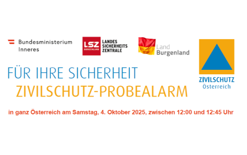 Zivilschutz-Probealarm am Samstag den 4.10.2025