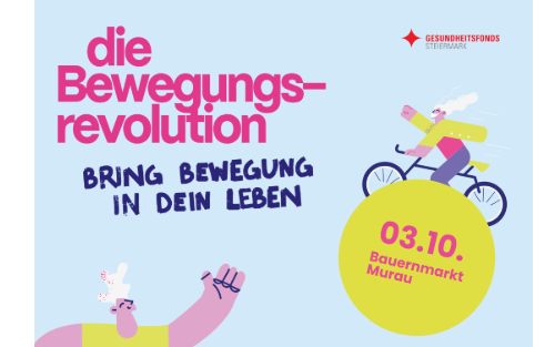 03.10.2025 Bewegungsrevolution  am Bauernmarkt in Murau, Bauernmarkt Schillerplatz