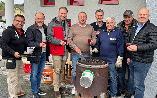 Kastanien und Sturm der SPÖ Minihof-Liebau