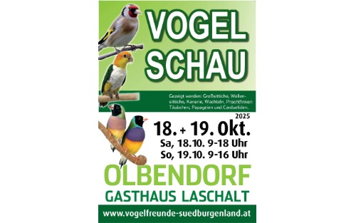 18.10.2025 Vogelschau Vogelfreunde Südburgenland, Gasthaus Laschalt