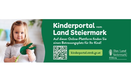 Hauptvormerkzeitraum für das Kinderbildungs- und -betreuungsjahr 2026/27 vom 12. Jänner bis 08. Februar 2026