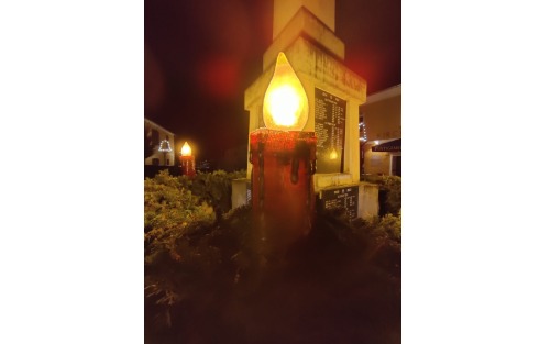 Adventkranzweihe am Kriegerdenkmal