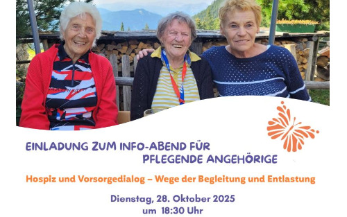 28.10.2025 Informationsabend für pflegende Angehörige, Bezirksaltenpflegeheim Trieben