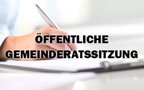 Einladung zur Gemeinderatssitzung am 22.10.2025
