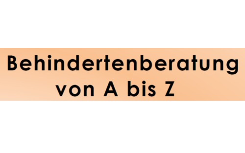 Behindertenberatung von A - Z