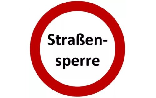 Totalsperre Bahnübergang Burgen in der Nacht von 21.10. auf 22.10. 2025