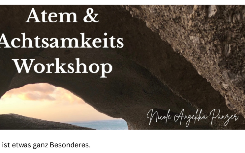 15.11.2025 Atem & Achtsamkeits Workshop mit Nicole Angelika Panzer, Fitnesscenter Sixpack
