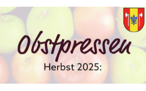 Beendigung des Obstpressens für 2025
