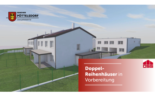 OSG Doppel-Reihenhäuser in Vorbereitung OSG Doppel-Reihenhäuser in Vorbereitung