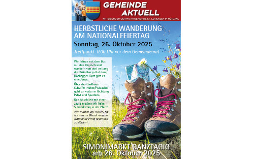Gemeinde aktuell - Nationalfeiertag & Simonimarkt