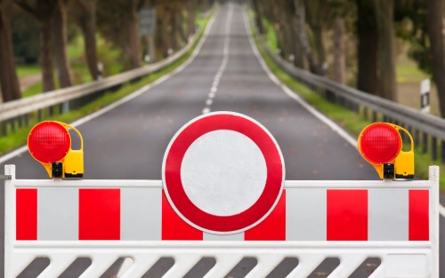 Wegsperren (Totalsperren) wegen Asphaltierungsarbeiten