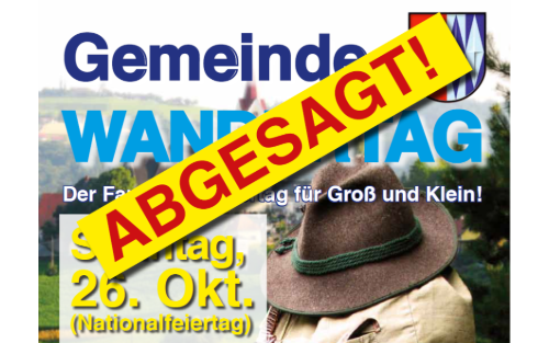 26.10.2025 Gemeinde-Wandertag ABGESAGT!, Dorfstub'n Fuchshansl
