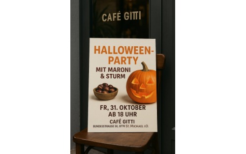 31.10.2025 Halloween-Party, Café-Gitti 31.10.2025 Halloween-Party, Café-Gitti