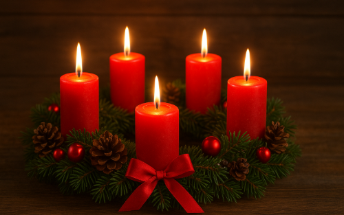 Vorabendmesse mit Adventkranzsegnung