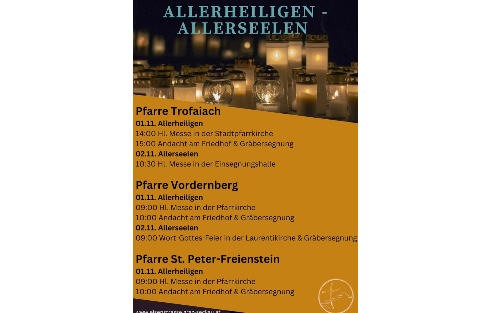Allerheiligen - Allerseelen Allerheiligen - Allerseelen