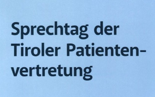 Sprechtag der Tiroler Patientenvertretung