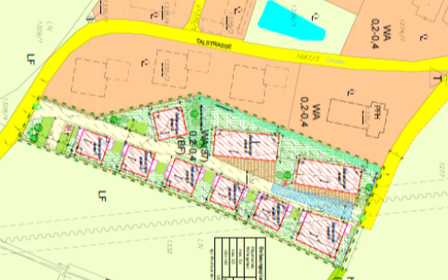 Auflage zum Entwurf des Bebauungsplanes 