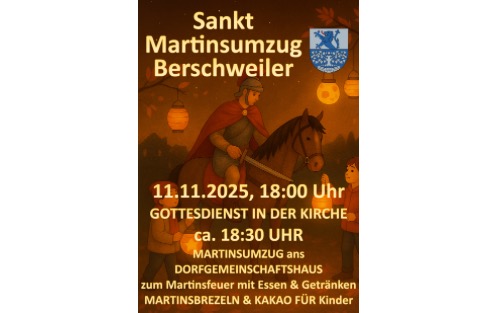 Sankt Martinsumzug am 11.11.2025