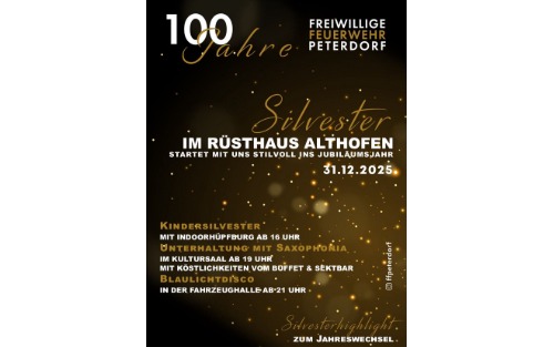 Silvesterparty im Rüsthaus Althofen