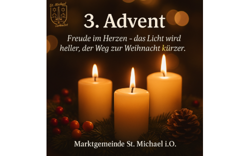 3. Advent – Vorfreude auf Weihnachten
