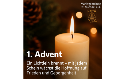 1. Advent – Hoffnung im Kerzenschein