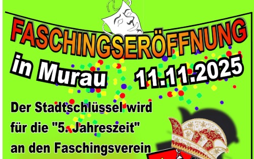 11.11.2025 Faschingseröffnung, Rathaus Murau
