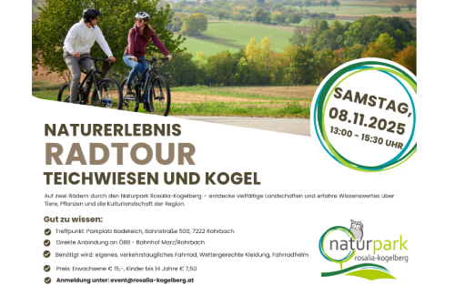 08.11.2025 Radtour durch den Naturpark, Rohrbacher Badeteich