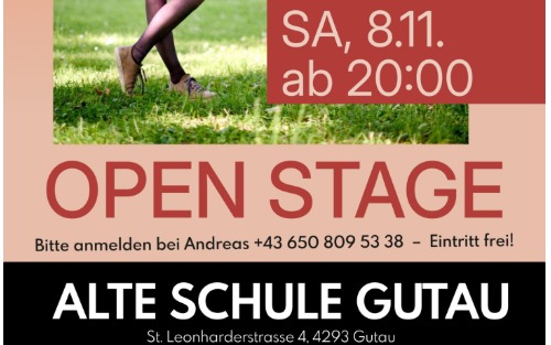 08.11.2025 Open Stage in der Alten Schule, Alte Schule