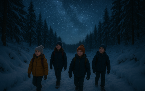 05.11.2025 Lichterwanderung der Volksschule St. Michael, Treffpunkt Kirchenvorplatz