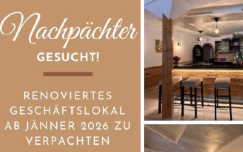 Nachpächter gesucht