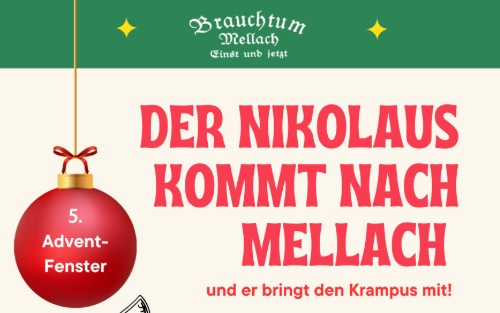 Der Nikolaus kommt nach Mellach