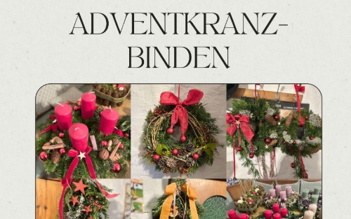 Adventkranzbinden