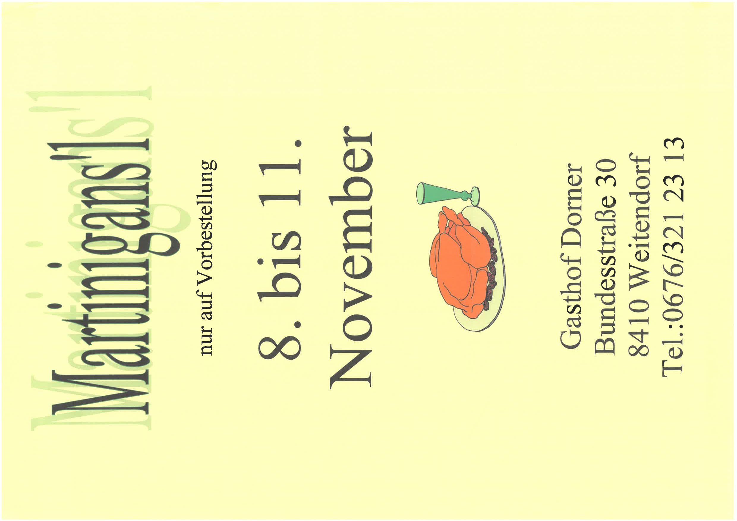 Gasthof Dorner - Martinigansl