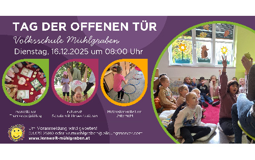 Tag der offenen Tür Volksschule Mühlgraben