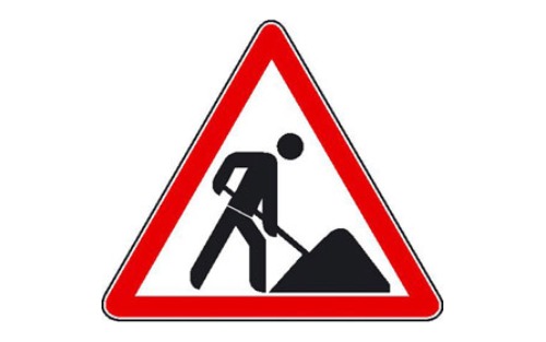 Arbeiten an der Hauptwasserleitung