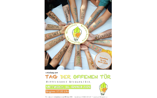 Tag der offenen Tür NMS Neuhaus am Klausenbach