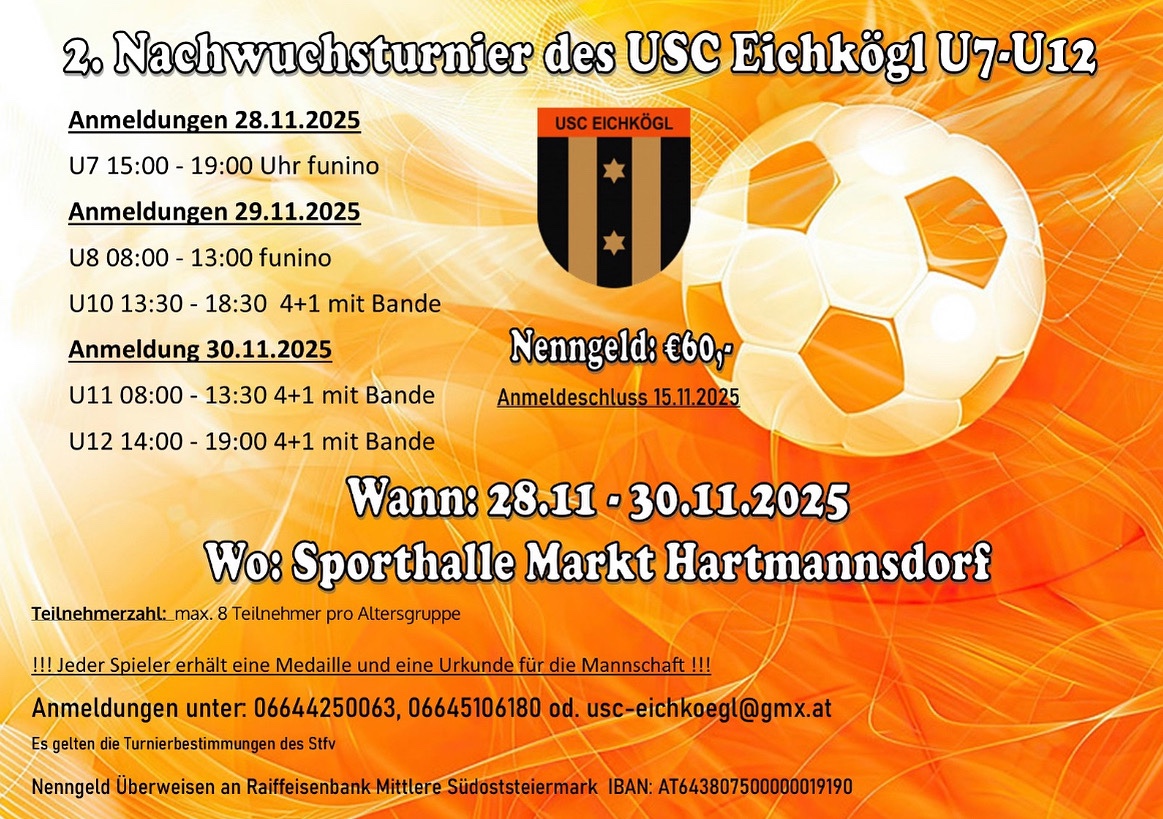 USC Eichkögl 2. Nachwuchsturnier