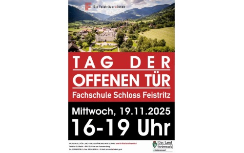 19.11.2025 Tag der offenen Tür - Fachschule Schloss Feistritz, Fachschule Schloss Feistritz