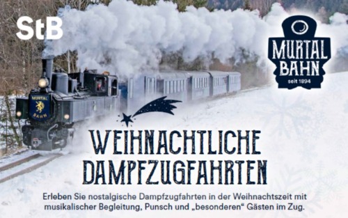 Christkindl-Dampfzug