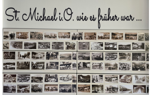 Neue Retrowand in der Marktgemeinde St. Michael – ein Blick in unsere Geschichte
