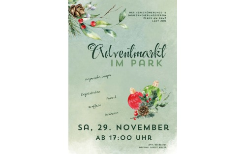 Adventmarkt im Park Adventmarkt im Park