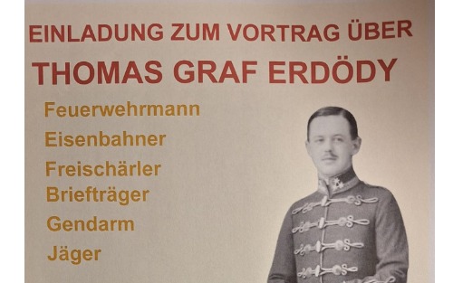 21.11.2025 Vortrag über Thomas Graf Erdödy, Feuerwehrhaus Kukmirn