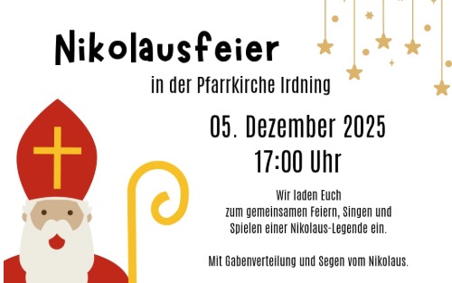 05.12.2025 Nikolausfeier in der Pfarrkirche Irdning, Pfarrkirche Irdning