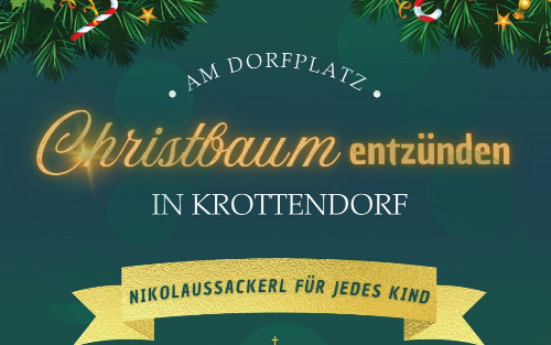 06.12.2025 Christbaumentzünden in Krottendorf, Krottendorf