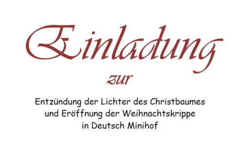 29.11.2025 Krippeneröffnung in Deutsch Minihof - FC Chaos, Deutsch Minihof