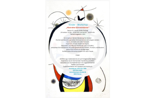 Workshops im Atelier Pirer - Kinderworkshop