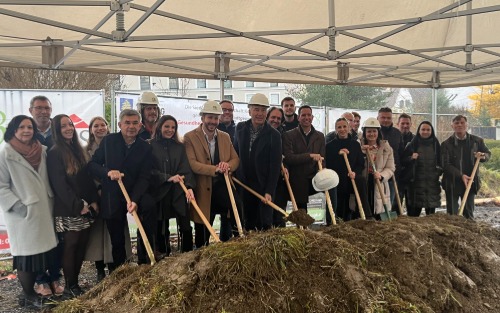 Spatenstich GZF und Wohnanlage