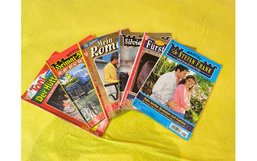 Romanhefte zum Tauschen in der Bücherei Mogersdorf