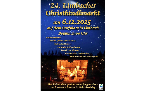 06.12.2025 24. Limbacher Christkindlmarkt, Dorfplatz Limbach