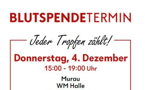 Nächster Blutspendetermin in Murau